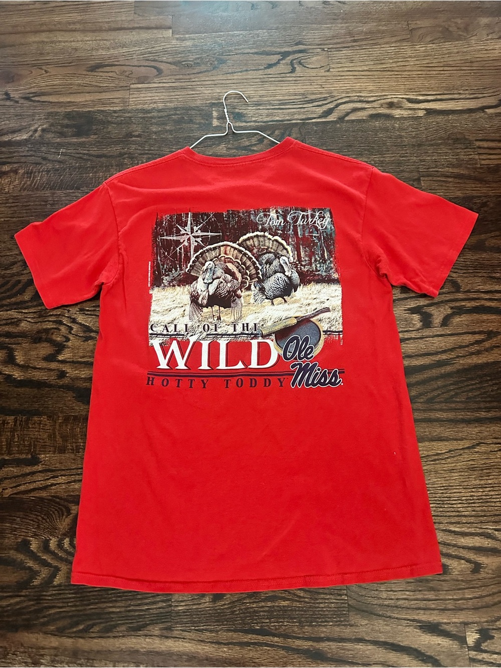 2014 Ole Miss Rebels Call of the Wild Turkey Hunting Graphic T-Shirt